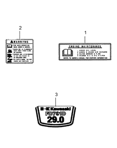 Part Location Diagram of KM-56070-2066 MTD Label-Warning